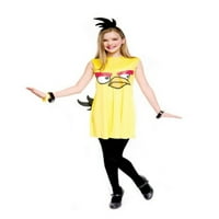 Djevojke žute ptice kostim Angry Birds haljina i glava