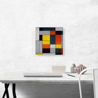 Sastav br. II Canvas Art Print by Piet Mondrian - Veličina: 12 12