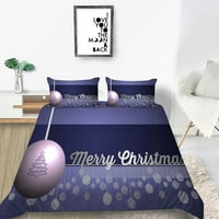 Sretan božićni posteljinski poklopac festival poklon kućni tekstil Kompletni komplet, blizanci
