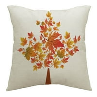 Jesenji javorov list uzorak jastuk pamuk i jastučnica