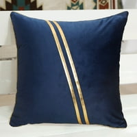 Duvainghas jastučnice otporan na ogrebotine udobne jastučnice Zlatni prugasti kvadratni poklopac