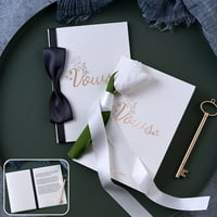Zruodwans Vjenčani materijal Elegantna vjenčanje zakonska knjiga sa savršenim angažmanom ili godišnjicom