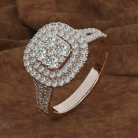 Amousa prstenovi cirkonski prstenovi dame dame poklon nakit djevojke prstenje za vjenčanje prstenovi