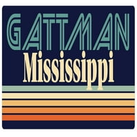 Gattman Mississippi vinil naljepnica za naljepnicu Retro dizajn
