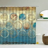 Indijska boemska stilska zavjesa za tuširanje kupatilo Vodootporna tkanina tiskala zavjese za ukrašavanje