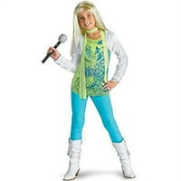 Dječji deluxe Hannah Montana kostim sa slegnutim ramenima - srednje