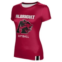 Ženska crvena albright lavovi softball majica