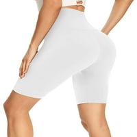 Ženske kratke hlače za visoke struk - mekane hlače za temmu za vježbanje, teretana fitness, joga, trčanje,