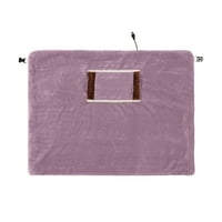 wendunide 60 × grijanje pokrivač, USB električni pokrivač, višenamjenski ručni toplije, koljena, ured za ručak Break Grey Bobet Purple