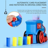 Domino Train set sa Domino Automatskom domino cigle polaganja igračaka kreativnih poklona za djecu 3-