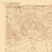 Mapa Topo - Swansea Arizona Quad - USGS - 23. 28. - sjajni satenski papir