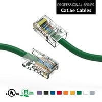 75ft CAT5E UTP Ethernet mrežnog mreže bez pokretanog kabla zelena, pakovanje