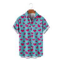 Valentinovo košulje uzorka za srce Ležerna majica, odrasli-2xl, 07