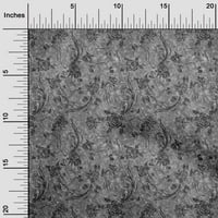 Onuone pamuk poplin siva tkanina azijska batik cvjetna tkanina za šivanje tiskane ploče za obrtnog dvorišta