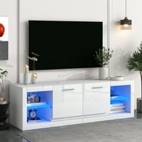 Moderni LED TV postolje za zabavu od 70 TV visokog sjaja sa LED lampicama za mijenjanje boje, ormar