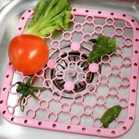 Odvodna ploča za zaštitu kuhinje za zaštitu od ispuštanja Deluxe protiv klizanja PP PINK