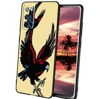 Ptice-Eagle-Telefon za telefon, deginirani za Samsung Galaxy S Case Muške žene, Fleksibilna silikonska