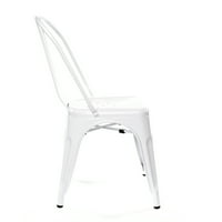 Dizajnerski laboratorij MN LS-9000-WHT Dreu Bijela stolica za blagovaonicu 4