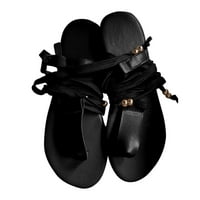 Ženske sandale za sandale Ljetne ankete Kaiševi Početna Odmor Ženske sandale Crne veličine 7