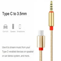 USB C do Audio AU Jack Cable 3,3ft USB tip C u muške adapter kablovske kablove