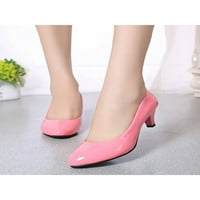 WAZSHOP WOMENS Pumpe s niskim potpeticama šiljaste cipele na otvorenom ružičaste cipele ružičaste 8