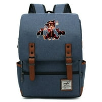 Bzdaisy kvadratni ruksak s dizajnom kopča za kaiš - Toaletna tema vezana za toalet Hanako-Kun - Odgovara