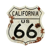 Prostor znakovi Kalifornijski američki štit vintage plazma vintage metalni znak