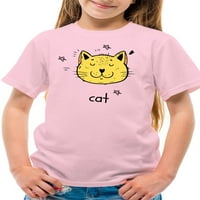 Slatka majica mačke mačke lica Juniors -image by Shutterstock, Medium
