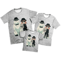 × Porodična majica The Ljetne majice Bluze Ispis majica 3D tiskani majica za roditelj-dijete