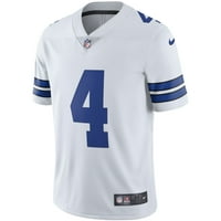 Muški Nike Dak Prescott White Dallas Cowboys Papor Ograničeni dres igrača