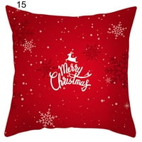 Božićni jastuk pokriva meko božićni jastučnice jeleni snjegović božićne ukrase bacaju jastuče navlake