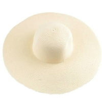 Strugten Wide's Wide Hat Hat Sklopivi rollUp Hat Hawaii Ljetni solid Wide Wide Wide Rim Sunvisor Hatbucket