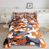 Airplane Comforter set king size Navy Blue Camo Set za posteljinu za dječake Dekor Tinejdžera Dekor