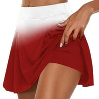 Hlače za žene Ljetne naborane suknje za tenis Athletic Stretchy kratke hlače od suknje s dva sloja,