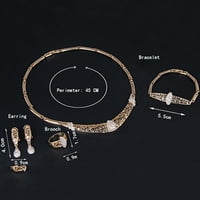 Vodeni šuplji izveštavanje ogrlice ogrlice za ogrlice na minđuše narukvicama CA213