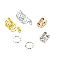 Micro prstenovi Micro Crimp Perles pletenice za kosu dreadlock perle Podesive pletenice za šišanje za
