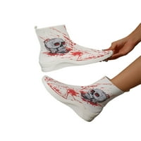 Oucaili Ženska čarapa za čizme na čizme Halloween Anketi plijeni Prozračne posude Ležerne cipele Ženske
