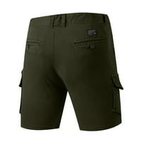 CLLIOS TARGHT HORTS za muškarce opuštene fit multi džepove Hratke za borbene kratke hlače Ležerne prilike