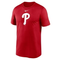 Muški Nike Red Philadelphia Phillies New Legend logotip majica