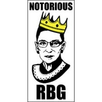 Ruth Bader Ginsburg naljepnica - RBG notoriozna, orignalna umjetnička djela Vinyl - naljepnica naljepnica