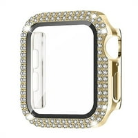Dijamantna futrola za Apple Watch pribor Bling branik zaštitni poklopac IWATCH serija SE - Zlato