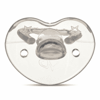 mekani silikon Jedan mirovanje za bebe 0- godine, bistro, ortodontske bradavice, BPA, pakovanje