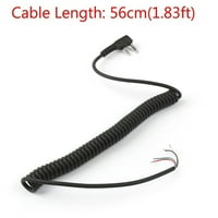 LEKE PIN žičana zvučnik MIC kablovska linija za Baofeng UV5R Kenwood TK Motorola