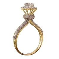 Prstenje za žene bijeli kamen ručni rez za venčani angažman nakit poklon