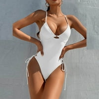 Njoeus One kupaći kostim za žene kupaći kostimi s kupaćem kostimu više boja seksi čvrsta boja visoki