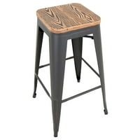 Claremont Masivi drveni bar i brojač stolica, garancija proizvoda: Da, stražnji stil: bez leđa