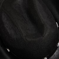 Retro kapu za odrasle, Rivet West Cowboy Cocked Wided Wide Direktor Žene Muškarac Vintage Hat
