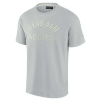 Unizirane fanatike potpisa Sivi Texas A & M AGGIES super meka majica kratkih rukava