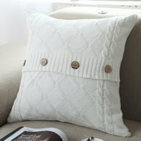 Vikakiooze pletenje dugme Modni bacanje jastučnici kafe kafe kauč kauč na kavu