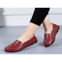 Wooblight Women Comfort Casual Loafers klizne na kožnu radu hodajući mokasinske cipele